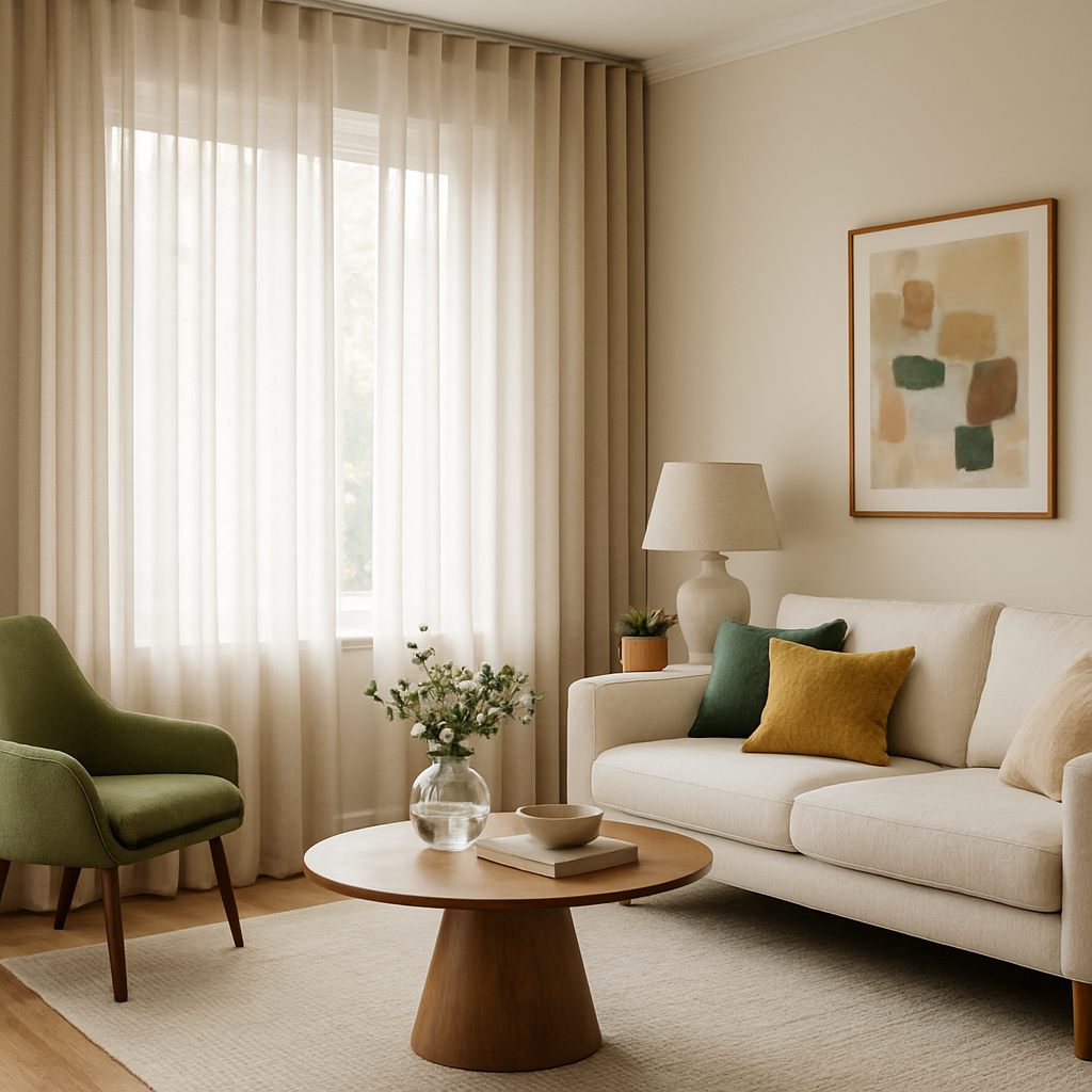 L'Art des Rideaux à Ruflette dans la Décoration d'Intérieur