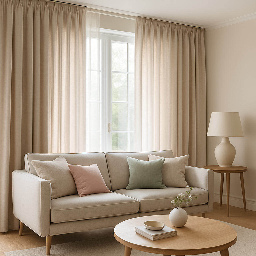 Décoration Intérieure : L'Art des Rideaux à Ruflette