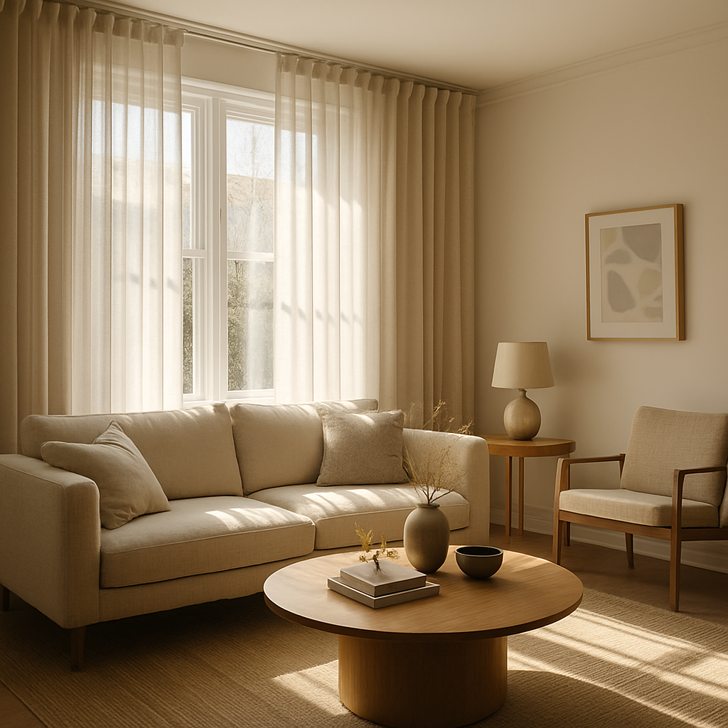 L&rsquo;Art de la Décoration d&rsquo;Intérieur avec des Rideaux à Ruflette