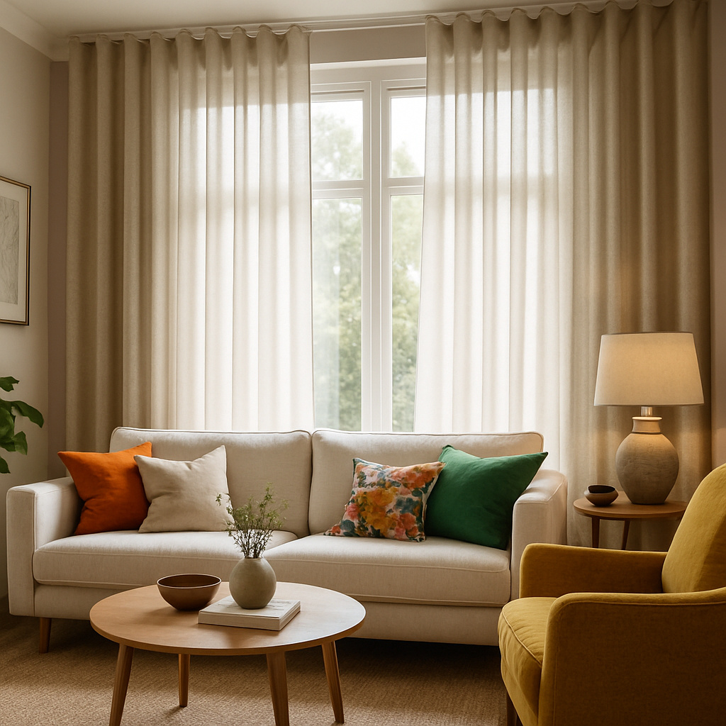 L'Harmonie des Rideaux à Ruflette dans la Décoration d'Intérieur