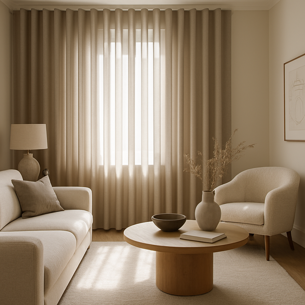 L'Art de la Décoration Intérieure : Sublimez Votre Espace avec des Rideaux à Ruflette