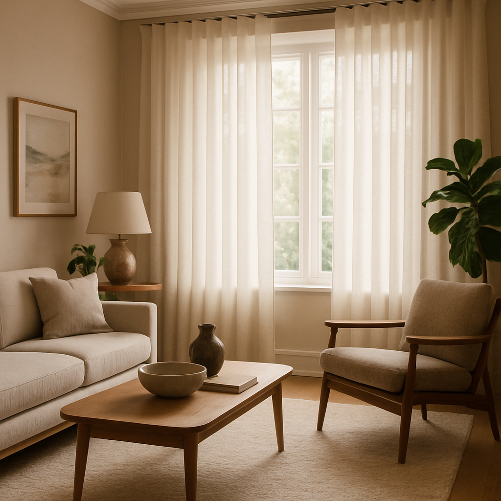 L&rsquo;Harmonie des Rideaux à Ruflette dans la Décoration d&rsquo;Intérieur