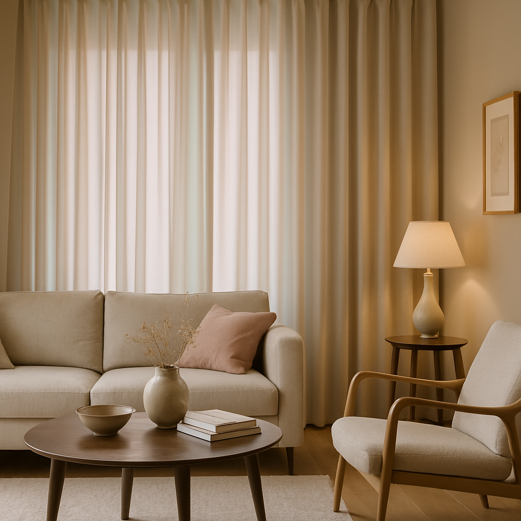 L'Art de la Décoration Intérieure : Élever Votre Espace avec des Rideaux à Ruflette