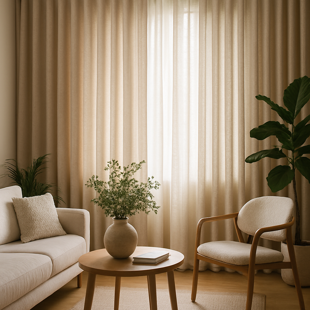 L'Art de la Décoration Intérieure : Sublimer Votre Espace avec des Rideaux à Ruflette