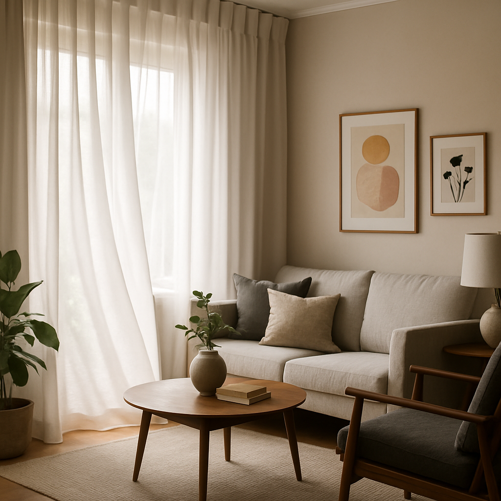 L’Art de la Décoration Intérieure avec des Rideaux à Ruflette : Une Approche Élégante
