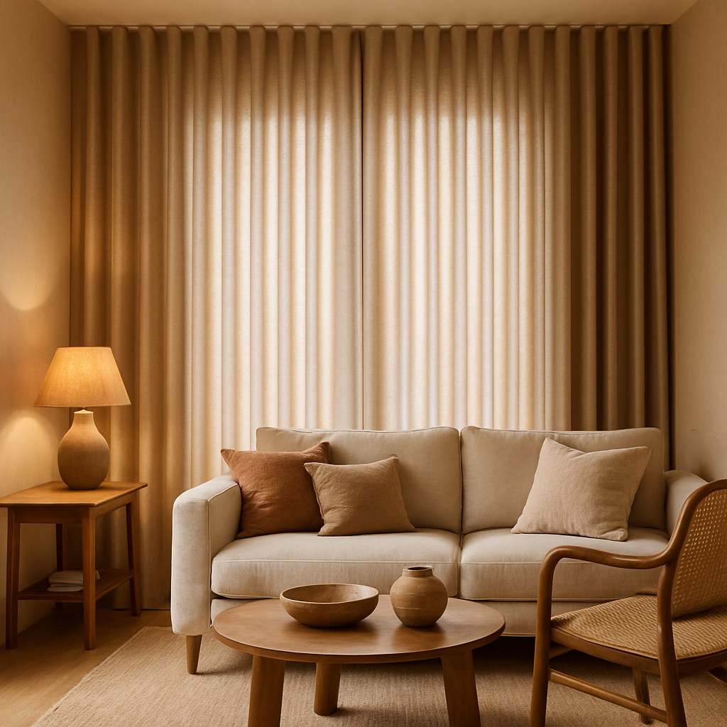 L'Art de la Décoration d'Intérieur : L'Impact des Rideaux à Ruflette