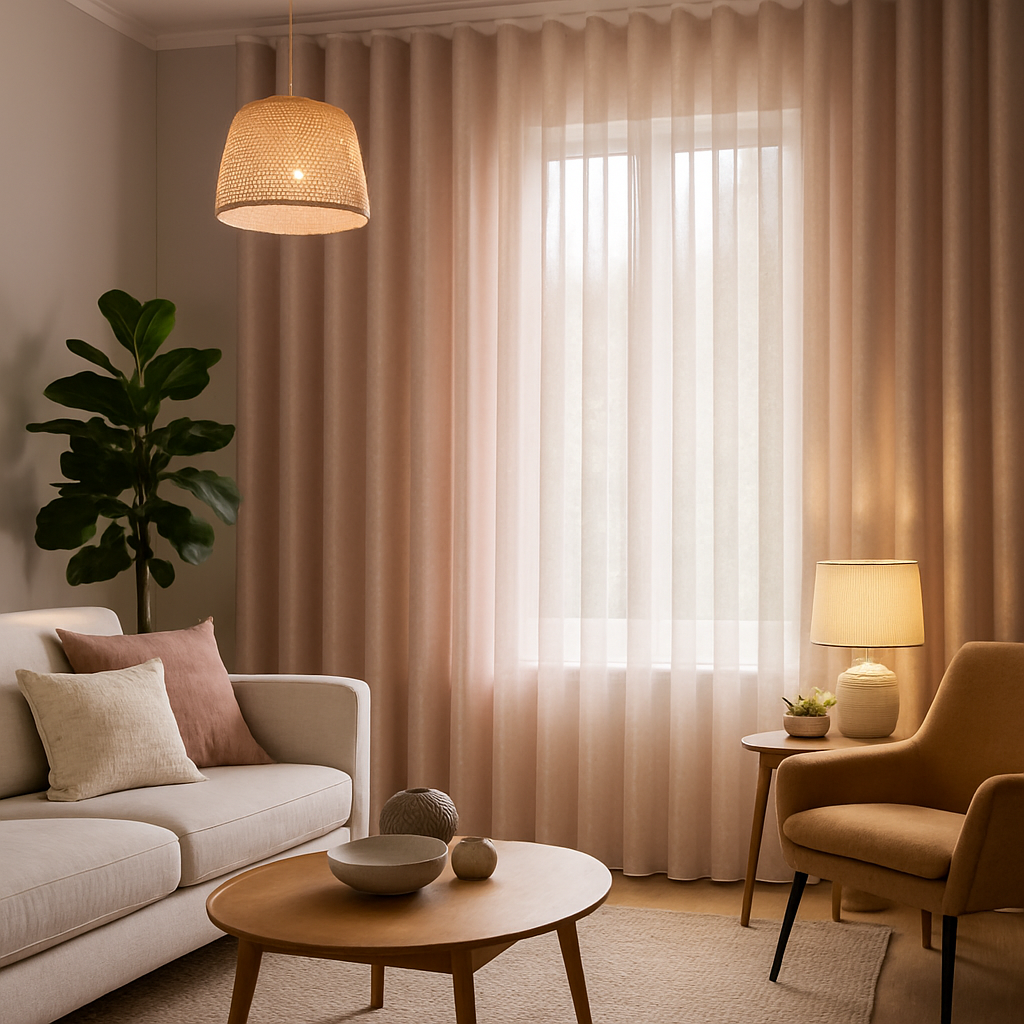 L’Art de la Décoration d’Intérieur : Sublimer Votre Espace avec des Rideaux à Ruflette