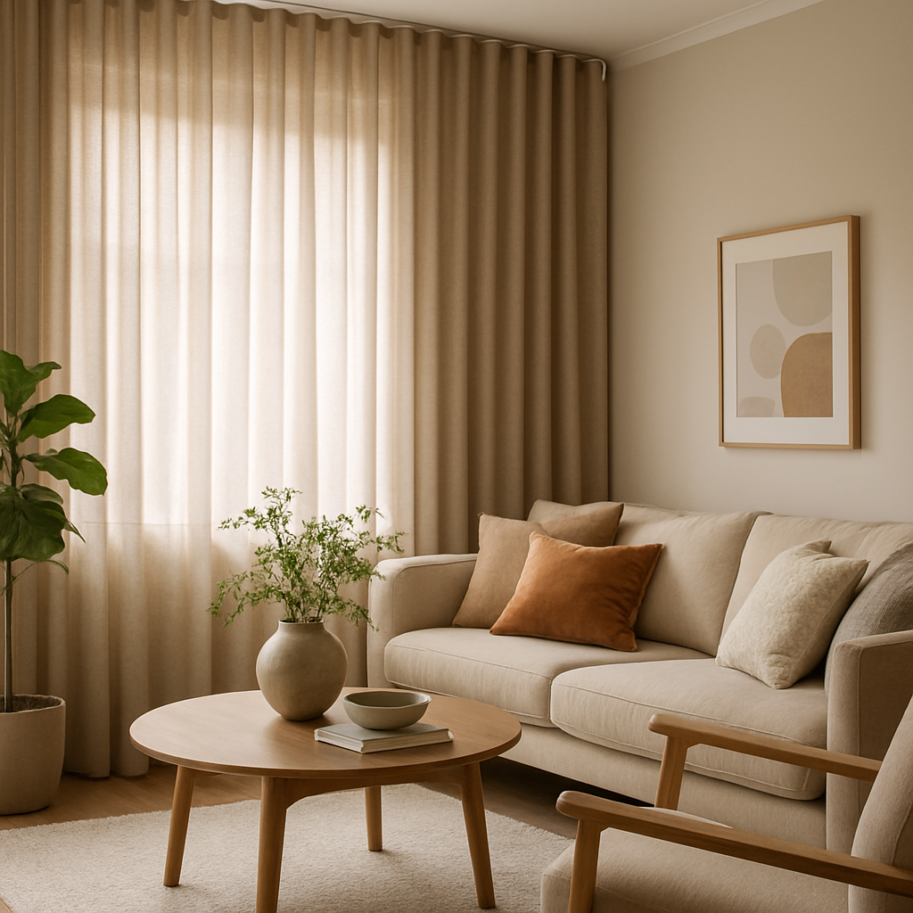 L'Art de la Décoration d'Intérieur avec des Rideaux à Ruflette : Équilibre et Élégance