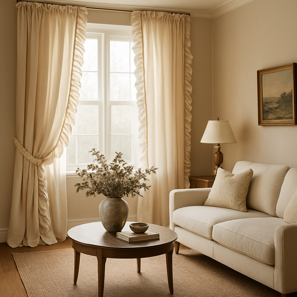 L’Harmonie des Rideaux à Ruflette dans la Décoration d’Intérieur