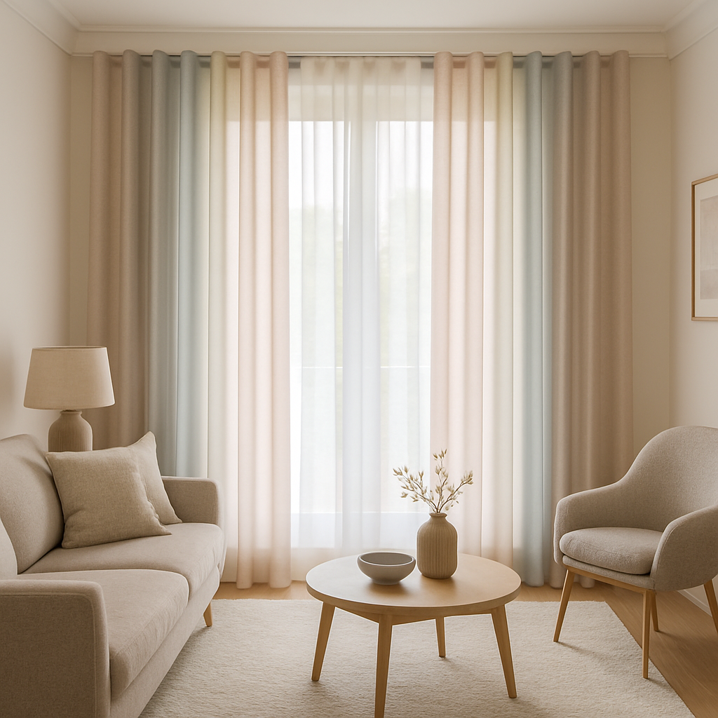 L’Art de la Décoration Intérieure : Les Rideaux à Ruflette, Élégance et Style