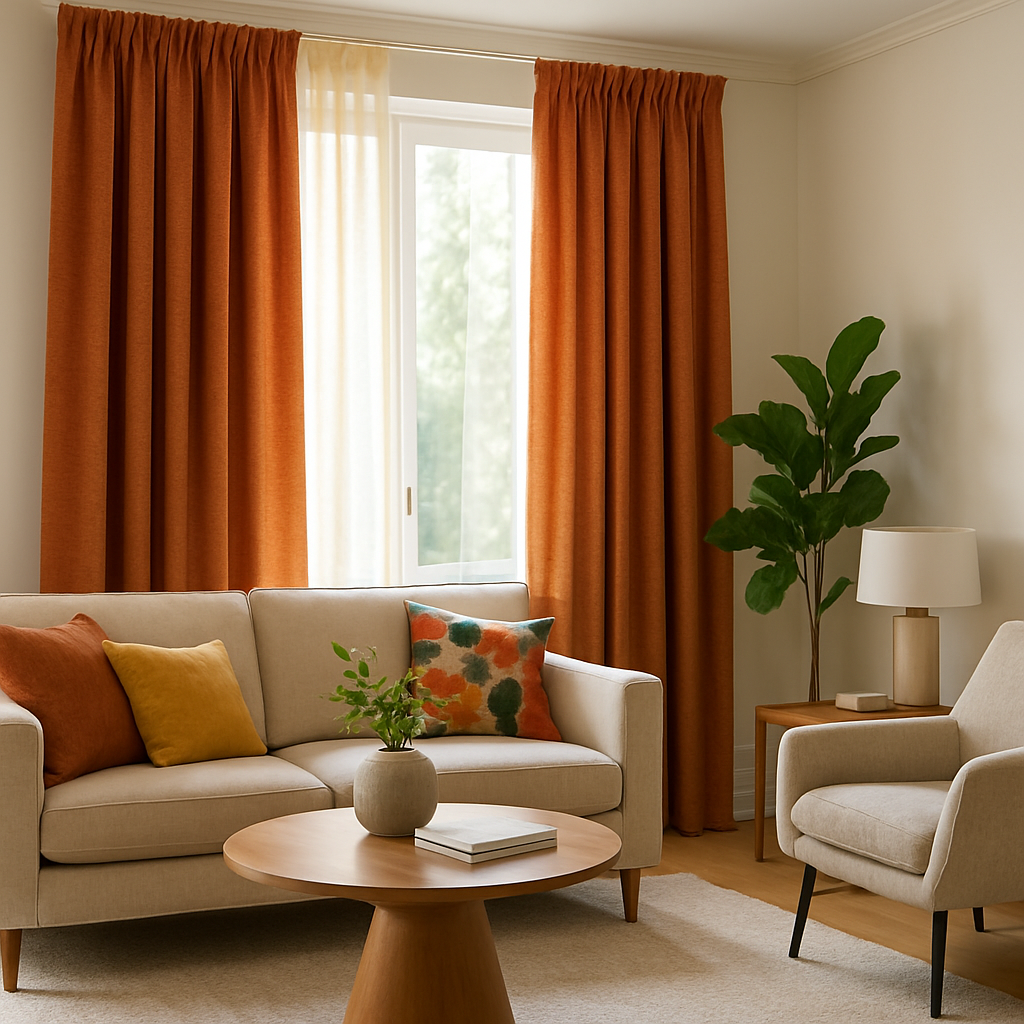 L’Art de la Décoration d’Intérieur : Les Rideaux à Ruflette comme Élément Central