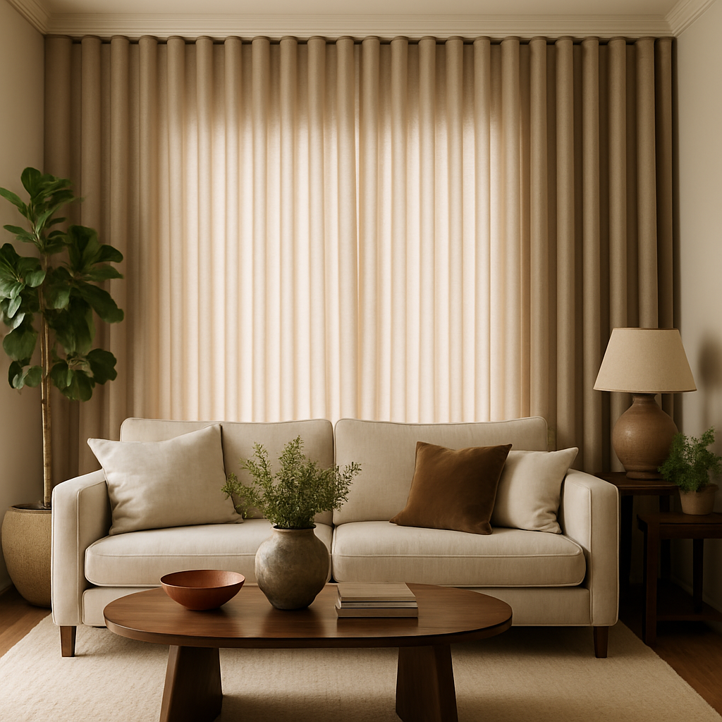 Les rideaux à ruflette : Élégance et Fonctionnalité pour une Décoration Intérieure Moderne