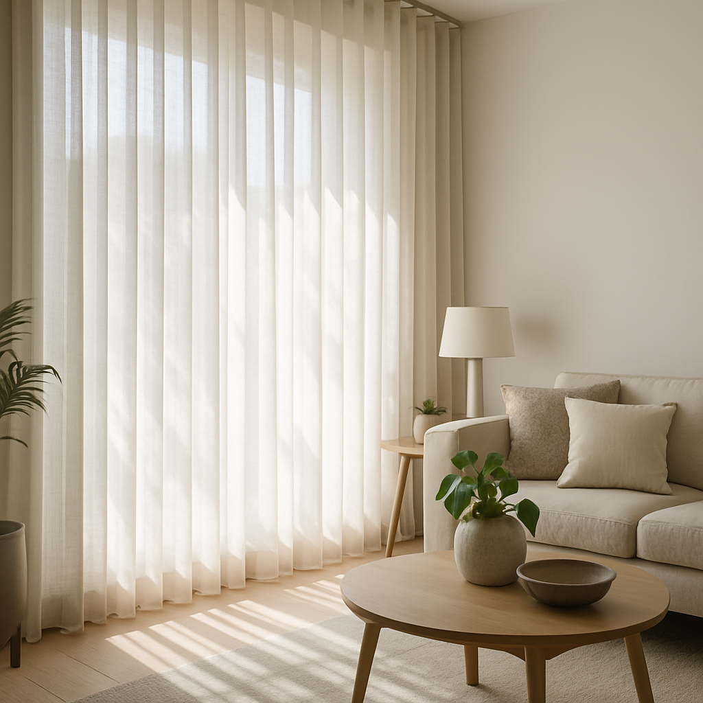 L’Art de la Décoration d’Intérieur avec des Rideaux à Ruflette : Un Équilibre Parfait