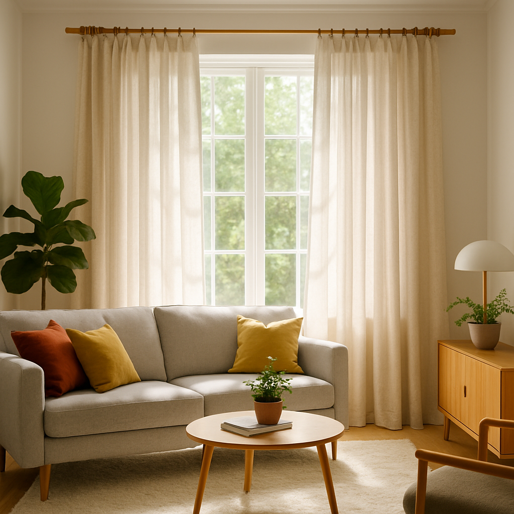 L'Art de la Décoration d'Intérieur avec des Rideaux à Ruflette : Créer une Ambiance Élégante