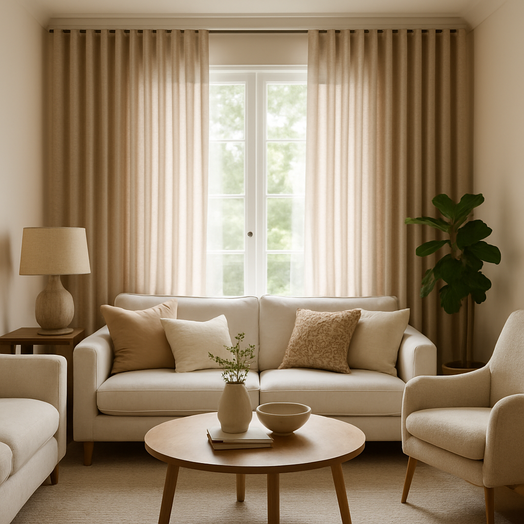 La Magie des Rideaux à Ruflette dans la Décoration d’Intérieur