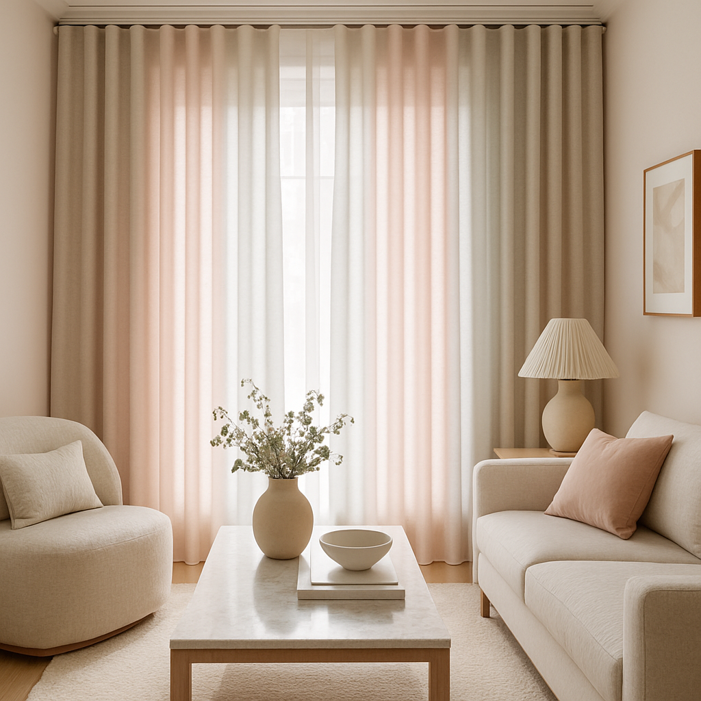 La Magie des Rideaux à Ruflette dans la Décoration d’Intérieur