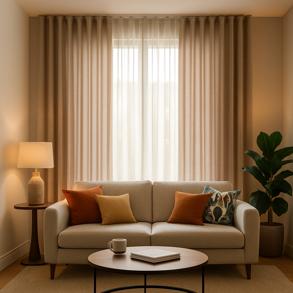 L'influence des rideaux à ruflette sur la décoration intérieure moderne